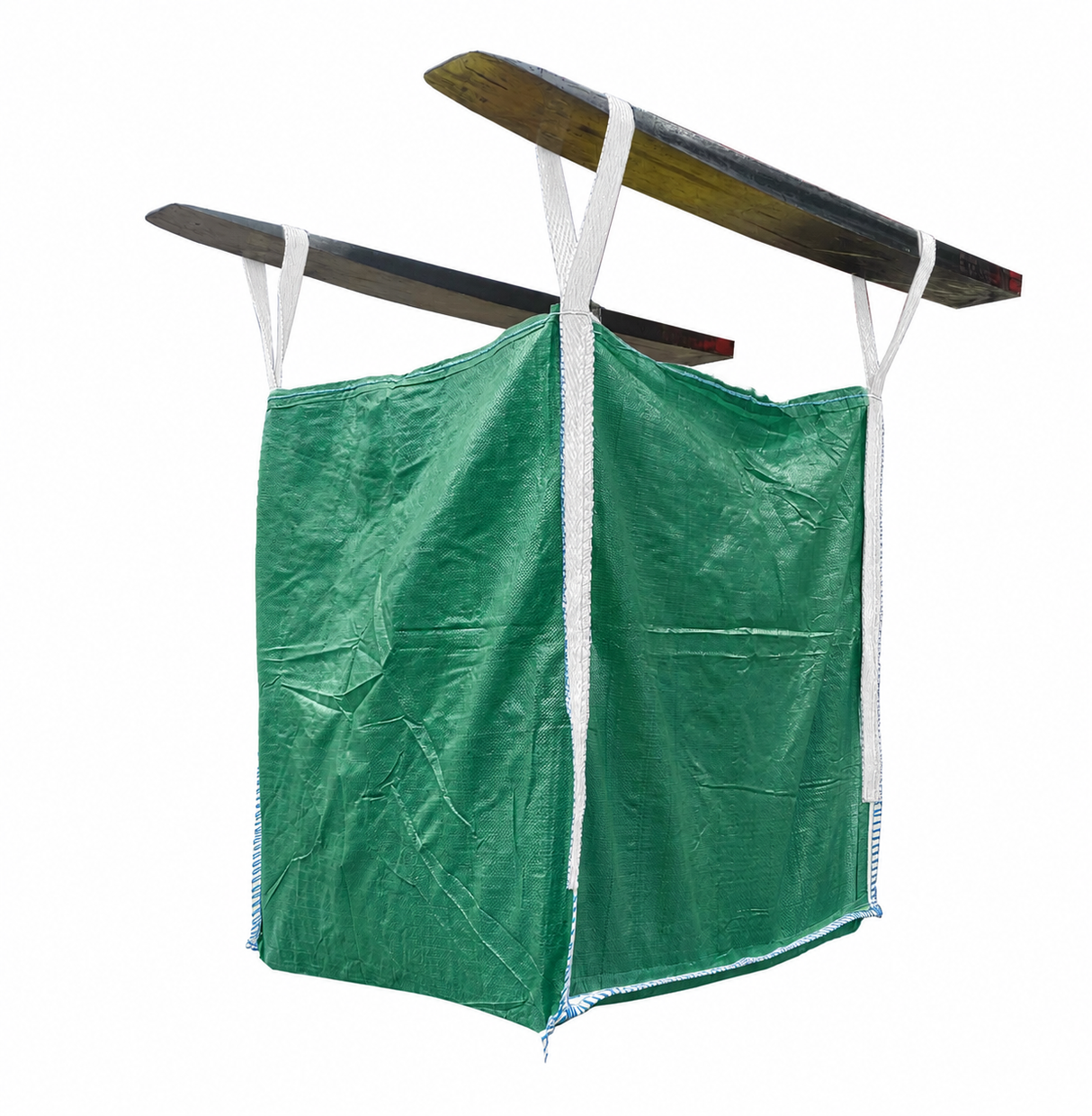 FIBC Bulk Bag Plain Green - 75x75x85cm