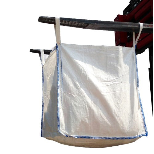 FIBC Bulk Bag Plain White - 85x85x85cm