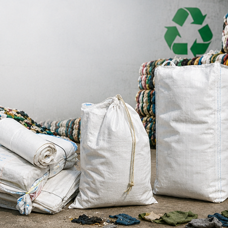 Textile Recycling Bags & Botany Clips