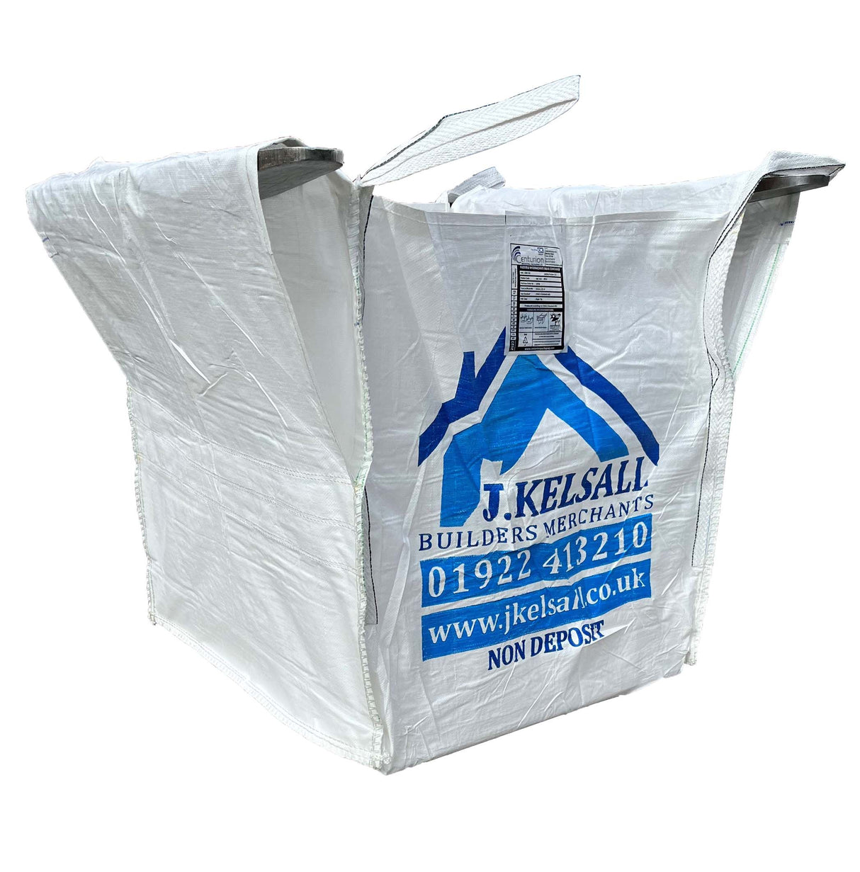 Large White misprint Bulk Bag (FIBC1057) - 85x85x85cm