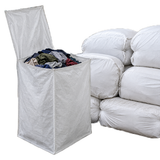 Polypropylene Botany Bale Bags White Woven - 69x69x137cm