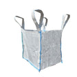 Plain white 250kg mini FIBC bulk bag 50x50x50cm with four lifting loops