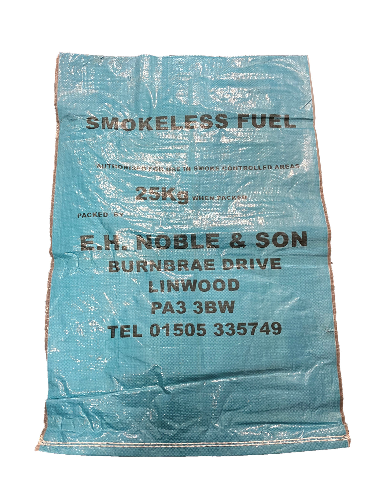 Strong Blue Misprint Laminated Coated Woven Polypropylene Sack Bags 51 X 76cm