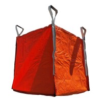 FIBC Bulk Bag Plain Orange - 85x85x85cm