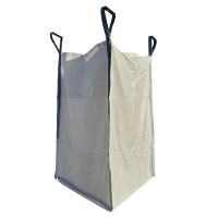 FIBC Bulk Bag Plain White - 85x85x150cm Extra Tall 