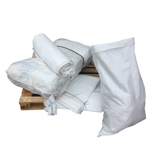 Polypropylene Sacks White Woven - 37.5 X 50cm (15 X 20")