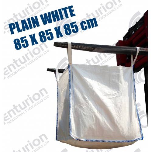 FIBC Bulk Bag Plain White 85x85x85cm